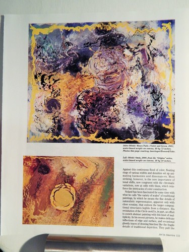 Jules olitski art piece vtg - olitski,